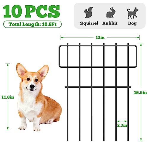 Animal Barrier Dog Fence Outdoor - 10 Pack No Dig Fence for Dogs Rabbit ...