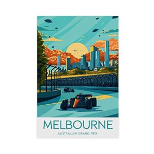 erwyn mclaren poster formular one poster f1 walls canvas car posters wall art canvas for boys room vintage unframe-style 16x24inch(40x60cm)