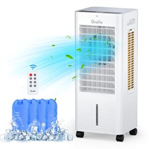 grelife portable evaporative air cooler, 3-in-1 air cooler