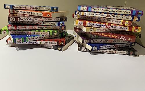 Jeff Kinney Diary of a Wimpy Kid 19 Books Series Complete Collection 1-19 Books of Boxed Set