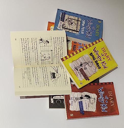 Jeff Kinney Diary of a Wimpy Kid 19 Books Series Complete Collection 1-19 Books of Boxed Set