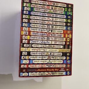 Jeff Kinney Diary of a Wimpy Kid 19 Books Series Complete Collection 1-19 Books of Boxed Set