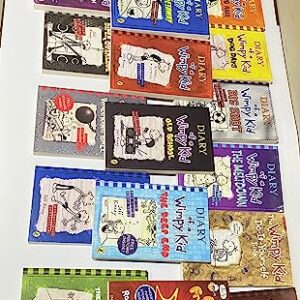 Jeff Kinney Diary of a Wimpy Kid 19 Books Series Complete Collection 1-19 Books of Boxed Set