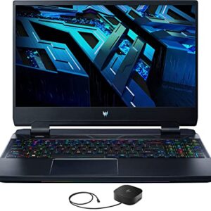 Acer Predator Helios 300 Gaming & Business Laptop (Intel i7-12700H 14-Core, 16GB DDR5 4800MHz RAM, 2x2TB PCIe SSD (4TB), GeForce RTX 3070 Ti, 15.6" 240Hz Win 11 Pro) with G2 Universal Dock