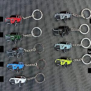 FOUR WHEEL BEAST 4Runner Accessories - Keychain 4 runner key chain key fob cover - 3rd 4th 5th gen mods car accessories trd 4 runner (Black)