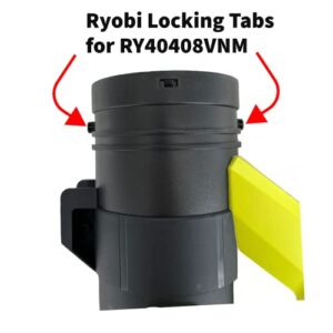 Tier 1 3D Prints Car Drying Nozzle for Ryobi 40V Jet Fan 525CFM (RY40408VNM) Leaf Blower Nozzle Tip
