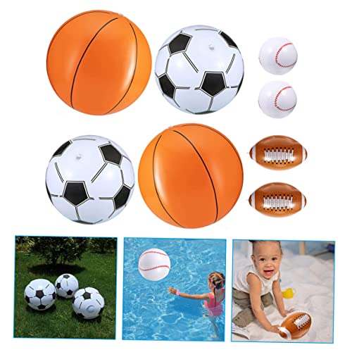 BESPORTBLE Beach Ball Set Bulk Kids Toys Toddler Toy Baseball for Kids Basketball Beach Toys Sports Party Decoration Basketball Beach Balls Beach Decorations Water Sports Balls Expand 32 Pcs