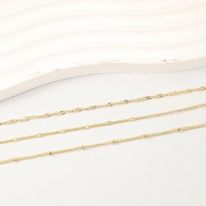 Sewyer Gold Dainty Bracelet Set for Women 14K Gold Filled Layering Chain Bracelets Stacked Bracelets Simple Set Jewelry Gift