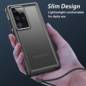 SPORTLINK for Samsung Galaxy S23 Ultra Case Waterproof - Built in Lens & Screen Protector[IP68 Underwater][6.6FT Military Dropproof][Dustproof] Full Body Shockproof Case for Galaxy S23 Ultra 6.8’’