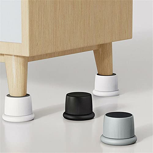 Punctualgood Adjustable Furniture Bed Risers, 1.6-2.6 inch Heavy Duty Risers, Self Adhesvise Floor Anti-Slip Lift for Sofa Table Couch