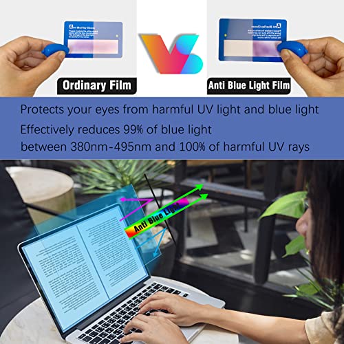 KEANBOLL 2-Pack 17" Anti Blue Light Glare Screen Protector for HP Dell Asus Samsung Lenovo Acer etc 17 inch Laptop (16:10 Aspect Ratio)-Blocking Blue Light Anti Glare