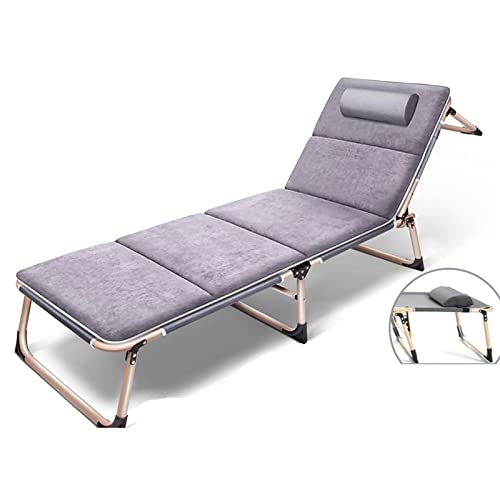 ACXXEL Zero Gravity Chairs, Foldable Steel Portable Lounge Chair Bed Lounge Chair Recliner Indoor Outdoor Patio Office Desk.