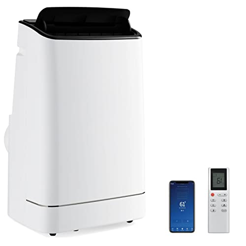PETSITE Smart Portable Air Conditioner & Heater 15000 BTU, 4-in-1 Stand up AC Unit, Dehumidifier, Heater & Fan with Remote Control Window Kit For Rooms up to 800 Sq.ft