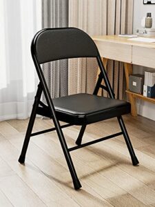 y h m folding chair simple household black color portable office chair computer chair dining table chair conference chair