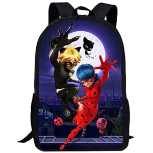 ATHEFUT Cartoon Backpack Laptop Knapsack Packsack Rucksack for Men and Women Travel Gifts 17 Inch Durable Casual Backpack