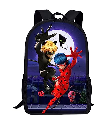 ATHEFUT Cartoon Backpack Laptop Knapsack Packsack Rucksack for Men and Women Travel Gifts 17 Inch Durable Casual Backpack