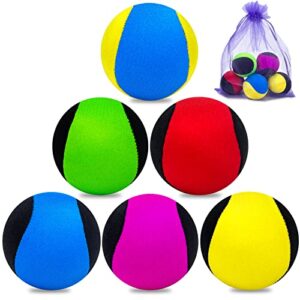 tcvents water skipping ball pool toys, summer water ball 6 pack water bouncing balls| floating beach ball for swimming pool, river, lake- stress relief balls for kids & adults beach party decoration