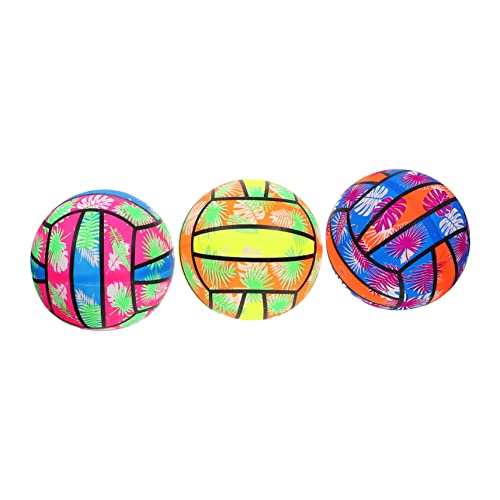 NOLITOY 3pcs The Ball Kids Sports Plastic Swimming Pool Kids for Girls Beach Sand Balls Swimming Pool Inflatable Water Ball Inflatable Volleyball Summer Beach Volleyball Boy