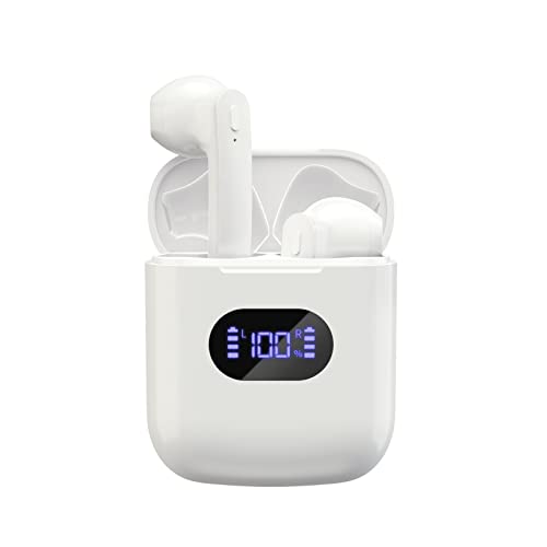 Wireless Earbuds, Bluetooth 5.3 Earbuds 36H Playtime with LED Power Display Charging Case Premium Sound Bluetooth Headphones Built-in Mic Crystal-Clear Calls Earphones for Workout/Home/Office