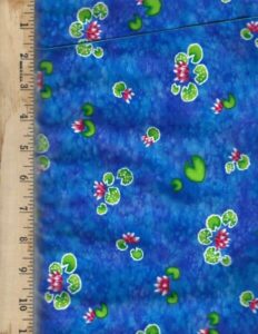 flashphoenix quality sewing fabric – lilly pads 100% cotton fabric size; 36" x 44" by the yard