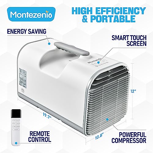 Outdoor Portable Air Conditioner for Tent Camping - Powerful Cooling for 22-86 Square Feet, 4400 BTU Truck Air Conditioner with 4 Modes & 12H Timer - Quiet Air Conditioner Fan for Outdoor and Indoor