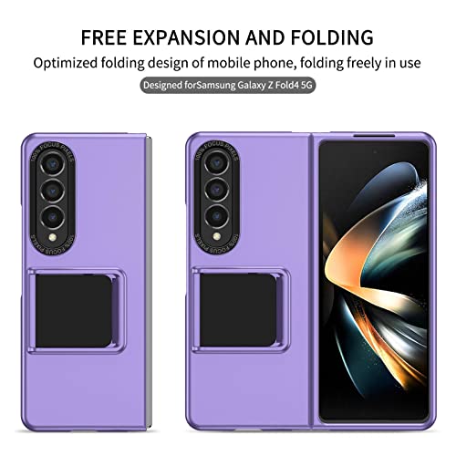 EAXER for Samsung Galaxy Z Fold 3 Fold 5G Case, Full Coverage Shockproof Slim Fold Kickstand Phone Case Cover (Blue)