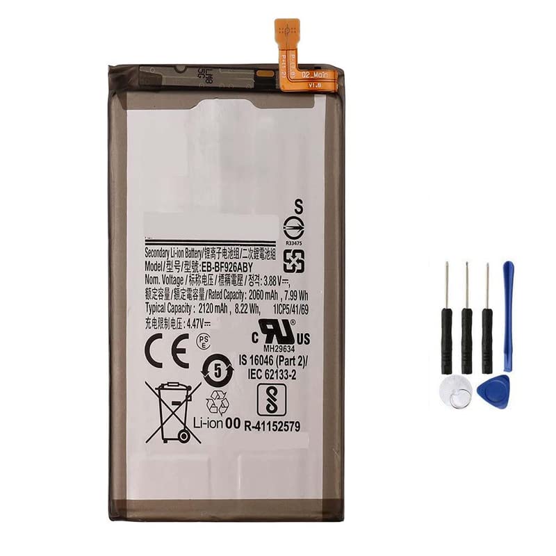 Powerforlaptop Replacement EB-BF926ABY GH82-26236A Battery Compatible with Samsung Galaxy Z Fold 3 5G SM-F926 SM-F926U F926U with Repair Tool Kit