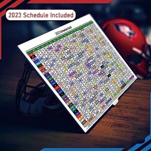 Extra Large Fantasy Football Draft Board 2023-2024 Kit - 640 Player Stickers - Color Edition[14 Teams 20 Rounds]