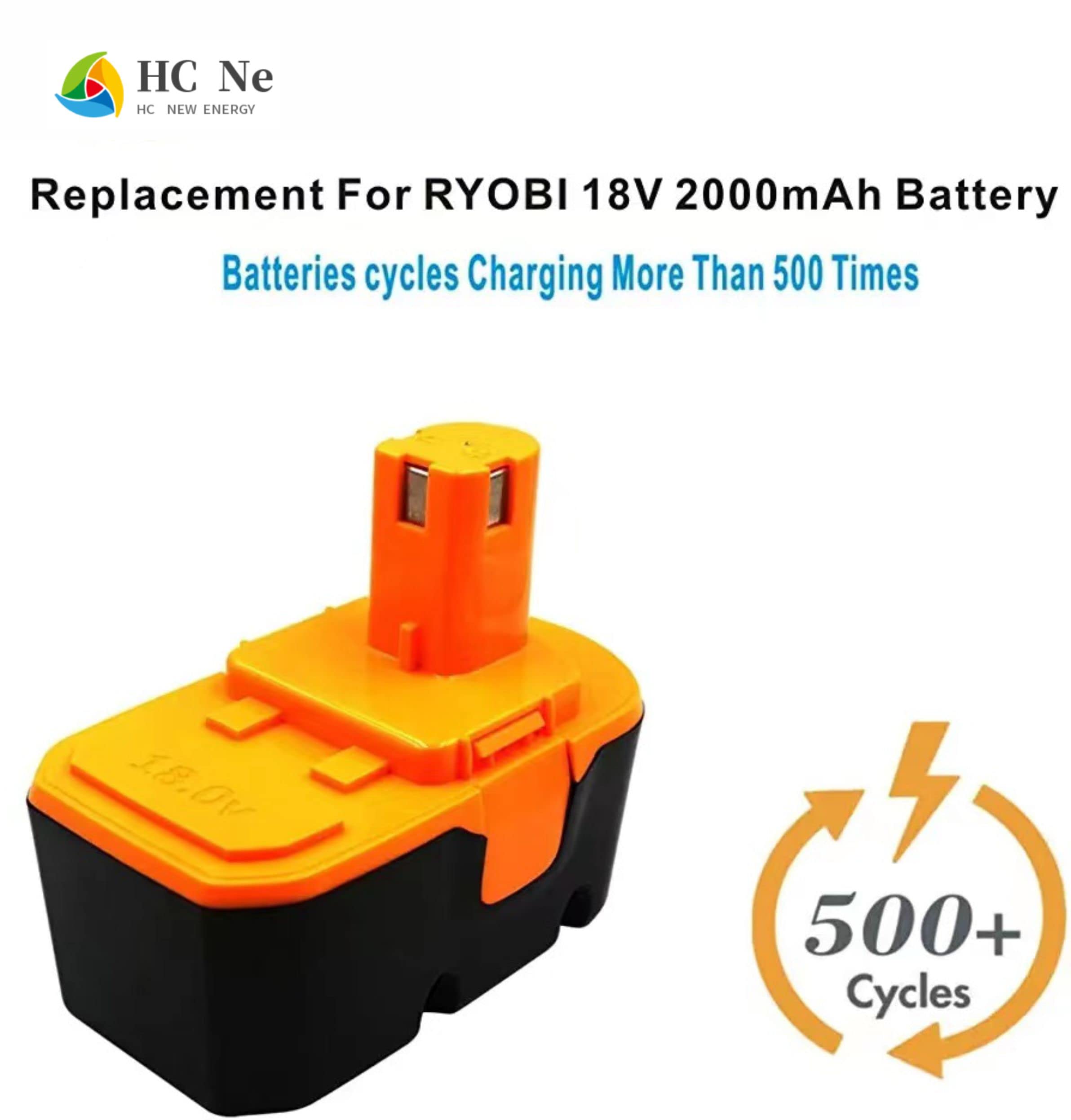 KUDLI 3500mAH Battery Compatible for Ryobi 18V Battery One+ Power Tools Replace for1400672, B-1815-S P101 ABP1803 BPP1820 1322401 1400672 130224007 1323303 Battery Cordless Power Tools