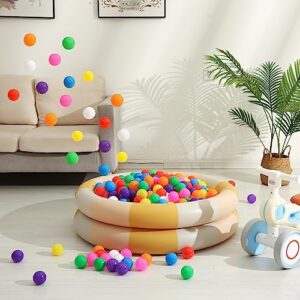 Dintdige Ball Pit Ball 2.2inch 100PCS for Baby Toddlers,Toys for Ball Pool Play Pit Playpen, Indoor Outdoor Play,Ball Pit Play Tent, Baby Pool Water Toys