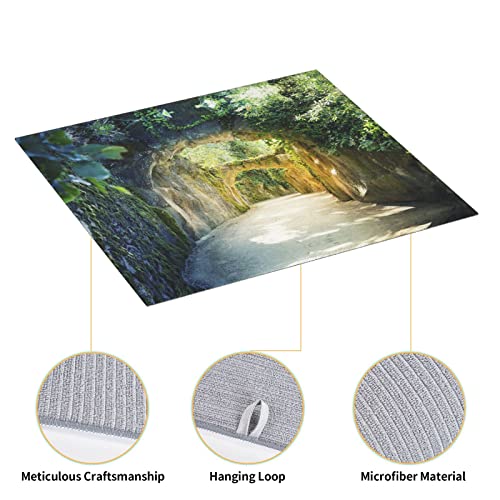 Gasse Printed Drying Mat For Kitchen Ultra Absorbent Microfiber Dishes Drainer Mats Non-Slip Silicone Quick Dry Pad - 18 X 16inch