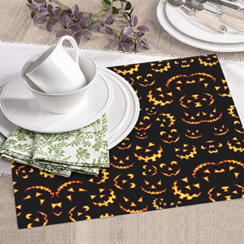 Happy Halloween Printed Drying Mat For Kitchen Ultra Absorbent Microfiber Dishes Drainer Mats Non-Slip Silicone Quick Dry Pad - 18 X 16inch