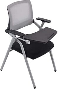 yoyal office chair training chair with writing board comfortable folding chair office computer chair, bearing 150kg (size: 57 * 49 * 86cm)