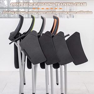 YOYAL Office Chair Training Chair with Writing Board Comfortable Folding Chair Office Computer Chair, Bearing 150kg (Size: 57 * 49 * 86cm)