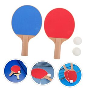 Unomor 1 Set Pong Paddle Soccer Kits Outdoor Table Tennis Stretch Suit Table Tennis Paddles Table Tennis Bat Pong Balls Table Tennis Device Table Tennis Exercising Paddle Plastic