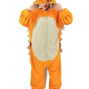 Adult Lizard Onesie Costume Animal Cosplay Halloween Christmas Homewear Pajamas Sleepwear for Women and Men