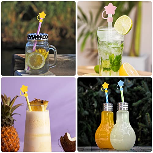 3pcs Straw Covers Cap for 10mm Straws, Stanley Straw Cover, Dust-Proof Drinking Straw Reusable Straw Tips Lids