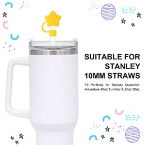 3pcs Straw Covers Cap for 10mm Straws, Stanley Straw Cover, Dust-Proof Drinking Straw Reusable Straw Tips Lids