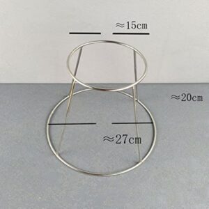 Kichvoe Metal Wire Tabletop Pizza Tray Holder Pizza Box Riser Serving Display Stand Pizza Riser Racks Food Display Stands Pizza Server Stand Platter Riser for Restaurant