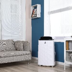 Adoolla 14000 BTU Portable Air Conditioner - Air Conditioners 3-in-1 Portable AC Unit Built-in Fan & Dehumidifier Cools up to 750 sq. ft. Floor Air Cooler with Window Installation Kit, 24Hrs Timer