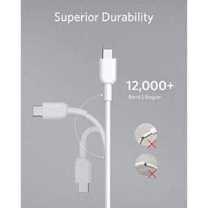 PD Fast Charger Cord 6ft Long Type-C Cable Compatible with Amazon Fire 7 Kids (2022 Release),HD 10 (2019 Release) - Power Wire Sync (USB-C to USB-C) Chord M5Z