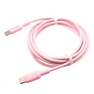 usb-c to type-c pink 10ft long cable compatible with amazon fire 7 (2022 release),hd 8 (2022 release),(2020 release),plus (2022 release) - pd fast charger cord power wire sync j2v