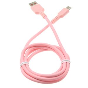 pink 3ft usb-c cable compatible with amazon fire 7 kids (2022 release),hd 10 (2019 release) - charger cord power wire type-c fast charge d7p