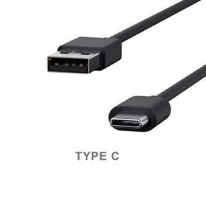 Coiled USB Cable Compatible with Amazon Kindle 6" (2022 Release)/ Fire 7 Kids (2022 Release),HD 10 (2019 Release) - Type-C Charger Cord USB-C Power N1X