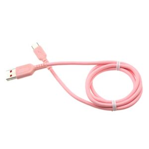 pink 3ft usb-c cable compatible with amazon fire 7 (2022 release),hd 8 (2022 release),(2020 release),plus (2022 release),(2020 release) - charger cord power wire type-c fast charge z9r
