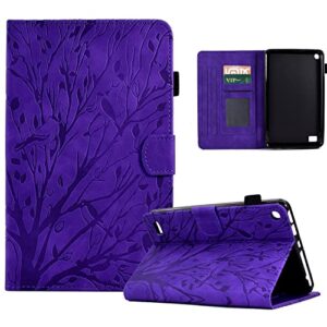 tablet pc case compatible with kindle fire 7 2019/2017/2015 case 7inch leather case,case fire 7 (9th/7th/5th generation) case drop-proof cover protective cover with card slot/auto sleep wake tablet pr