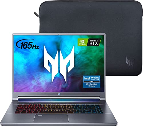 acer Predator Triton 500 SE Gaming Laptop 2022 | 16" WQXGA 165 Hz IPS | 8-Core Intel Core i7-11800H 6GB NVIDIA RTX 3060 | 16GB DDR4 1TB NVMe SSD | WiFi 6 Backlit Keyboard Win 10 Pro | TLG 32GB USB