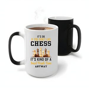humorous gift for chess players smart people game saying 11oz 15oz color changing mug