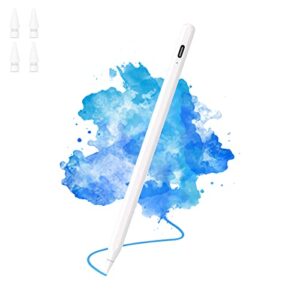 stylus pen for ipad pencil, compatible with apple pencil 2nd generation with magnetic wireless charging, for 2018-2023 ipad 10/9/8/7/6 ipad pro ipad mini 5/6 ipad air 5/4/3