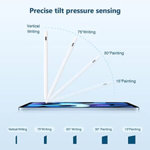 Stylus Pen for iPad Pencil, Compatible with Apple Pencil 2nd Generation with Magnetic Wireless Charging, for 2018-2023 iPad 10/9/8/7/6 iPad Pro iPad Mini 5/6 iPad Air 5/4/3